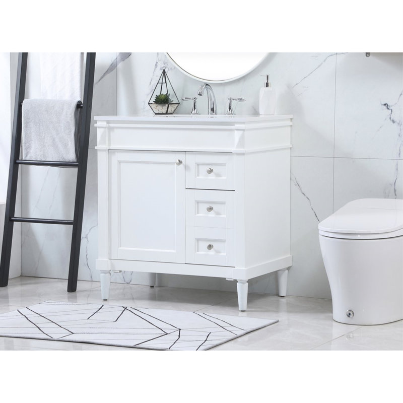 Lark Manor Wigston 32'' Freestanding Single Bathroom Vanity with